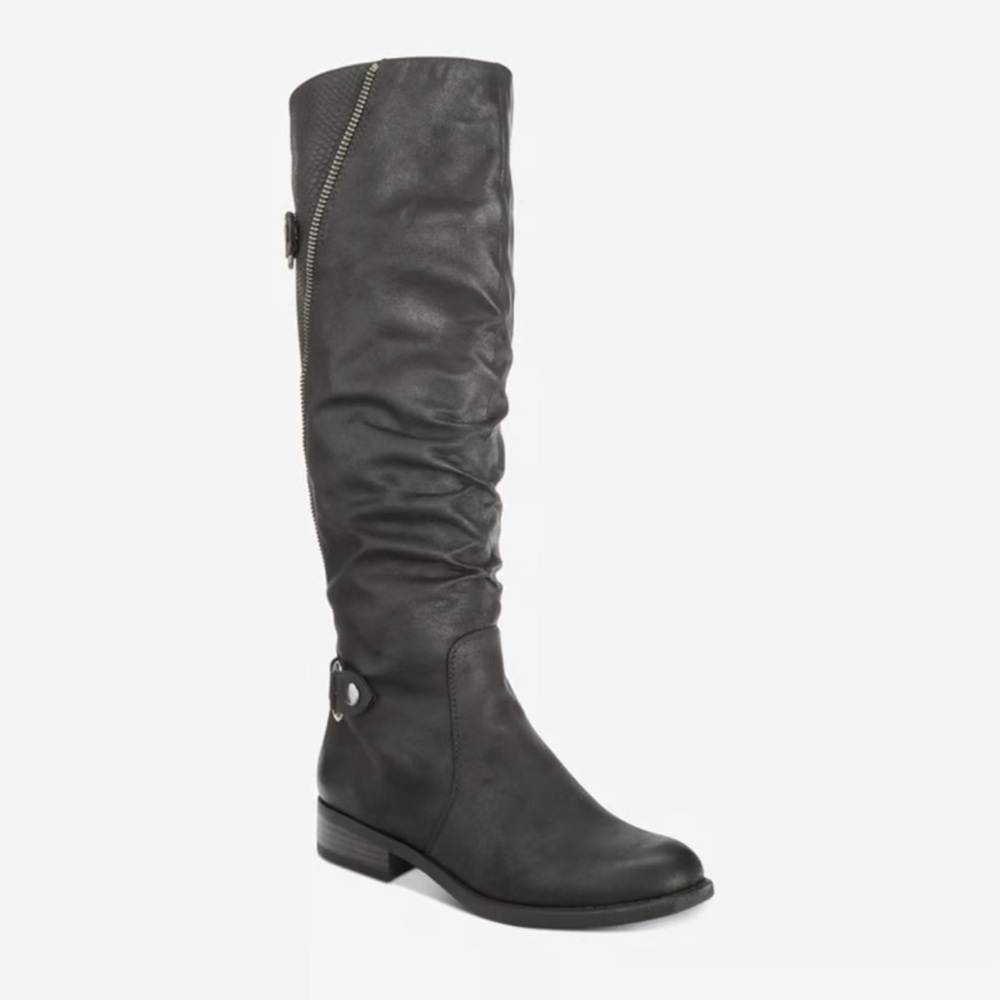 White Mountain Women's Leto Slouchy Flat Knee-High Riding Boots NWT